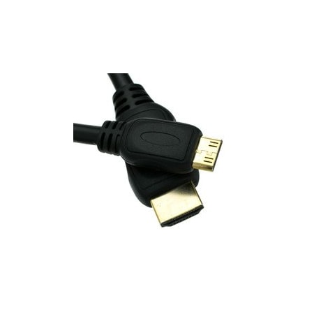Cable Wholesale Mini HDMI Cable, High Speed with Ethernet, HDMI Male to Mini HDMI Male (Type C) for Camera and 10V3-43110